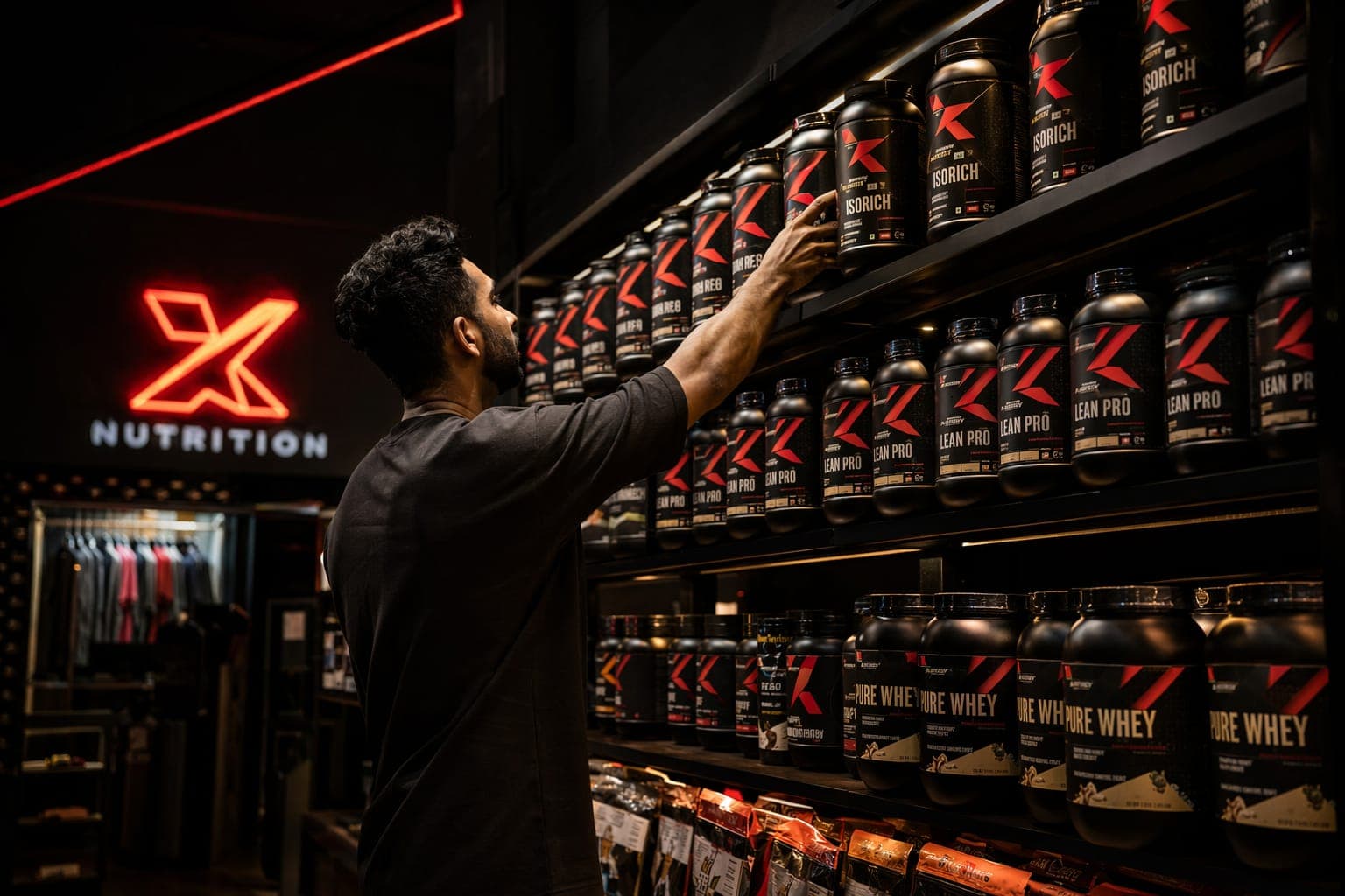 Retail shelf where a sampled product converts to a purchase